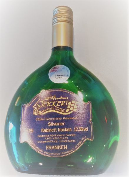 Weickert Sommeracher Katzenkopf 2018 Bocksbeutel